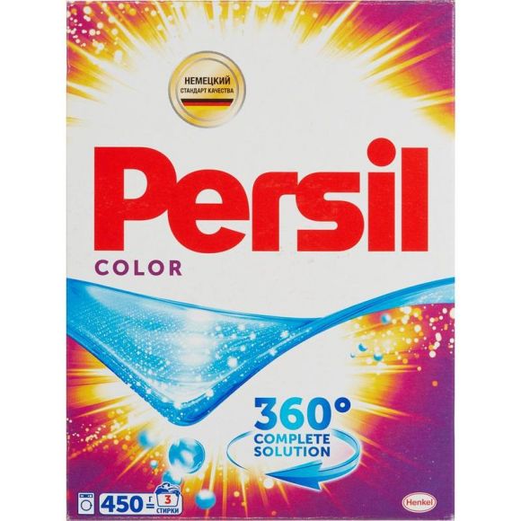 Порошок стиральный автомат Persil 360 Color для цветного и белого белья 450 г