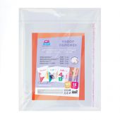 Комплект обложек (15шт.) для учебников и рабочих тетрадей "Школа России" 1-4 класса, ПЭ 90мкм, универсальные с клеевым краем, ArtSpace