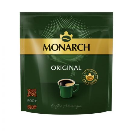 Кофе растворимый сублимированный Monarch Original, 500гр пакет Кофе растворимый сублимированный Monarch Original, 500гр пакет