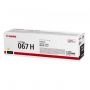 Картридж лазерный CANON (067HY) i-SENSYS LBP631Cw/MF655Cdw и другие, желтый, ресурс 2350 стр., ОРИГИНАЛЬНЫЙ, 5103C002