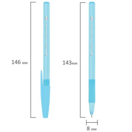 Ручка шариковая с грипом BRAUBERG "i-STICK POINT PASTEL", СИНЯЯ, корпус ассорти, игольчатый узел 0,7 мм, линия письма 0,35 мм, 144023 Ручка шариковая с грипом BRAUBERG "i-STICK POINT PASTEL", СИНЯЯ, корпус ассорти, игольчатый узел 0,7 мм, линия письма 0,35 мм, 144023