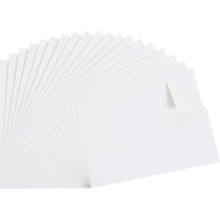 Картон белый Комус класс Оригами  20л А4 двусторон.мелован.папка