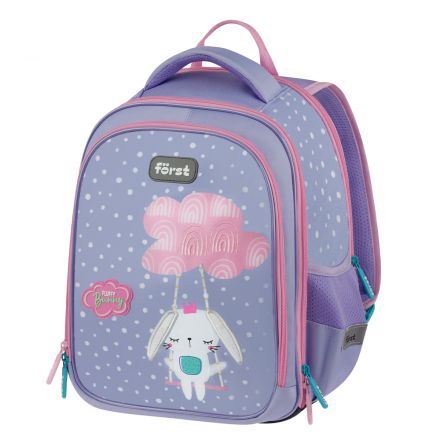 Рюкзак Först F-Cloud "Fluffy Bunny" 37*28,5*16,5см, 3 отделения, 3 кармана, анатомическая спинка Рюкзак Först F-Cloud "Fluffy Bunny" 37*28,5*16,5см, 3 отделения, 3 кармана, анатомическая спинка