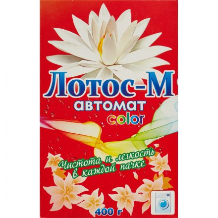 Порошок стиральный ЛОТОС-М автомат 400 гр Порошок стиральный ЛОТОС-М автомат 400 гр