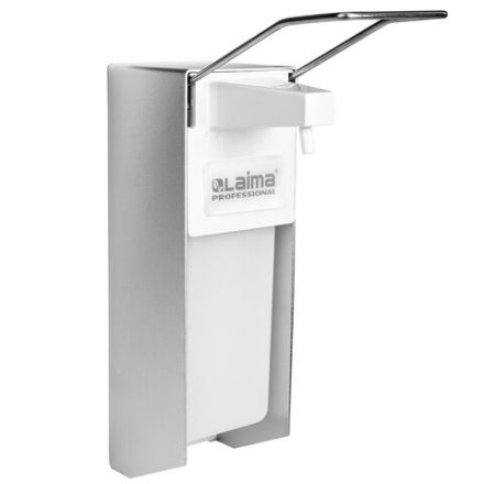 Дозатор локтевой для антисептика и дезинфицирующих средств, с еврофлаконом 1 л, LAIMA, металл, 605707 Дозатор локтевой для антисептика и дезинфицирующих средств, с еврофлаконом 1 л, LAIMA, металл, 605707