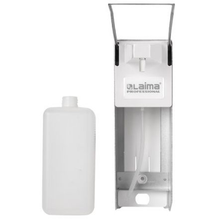 Дозатор локтевой для антисептика и дезинфицирующих средств, с еврофлаконом 1 л, LAIMA, металл, 605707 Дозатор локтевой для антисептика и дезинфицирующих средств, с еврофлаконом 1 л, LAIMA, металл, 605707
