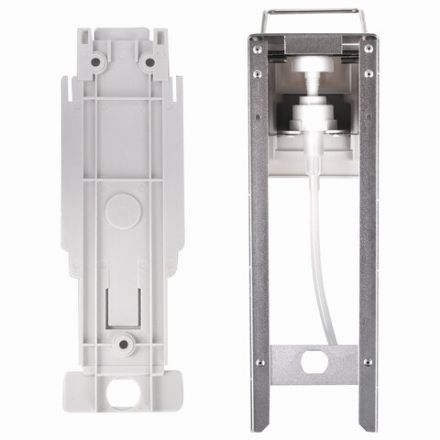 Дозатор локтевой для антисептика и дезинфицирующих средств, с еврофлаконом 1 л, LAIMA, металл, 605707 Дозатор локтевой для антисептика и дезинфицирующих средств, с еврофлаконом 1 л, LAIMA, металл, 605707