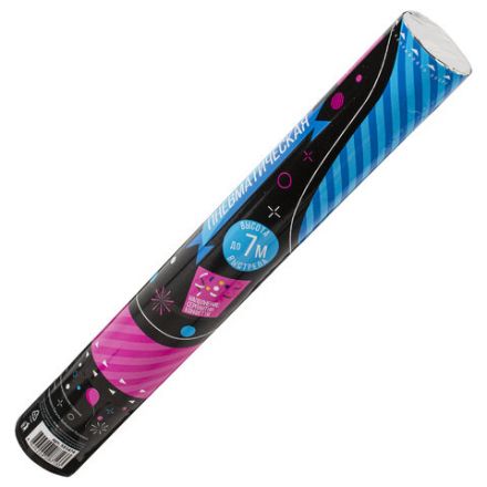 Хлопушка пневматическая ЗОЛОТАЯ СКАЗКА 30 см, фольга, серпантин, ассорти, 591474 Хлопушка пневматическая ЗОЛОТАЯ СКАЗКА 30 см, фольга, серпантин, ассорти, 591474