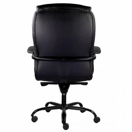 Кресло офисное "Ровер" CH-708, усиленное, НАГРУЗКА до 150 кг, экокожа, черное Кресло офисное "Ровер" CH-708, усиленное, НАГРУЗКА до 150 кг, экокожа, черное