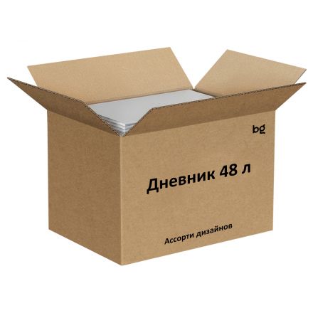 УЦЕНКА - Дневник 1-11 кл. 48л. (твердый) BG "Ассорти"