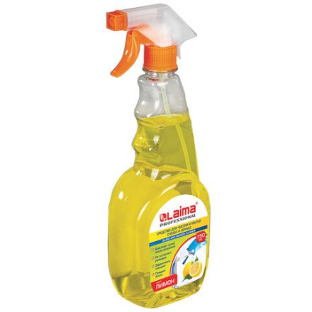 Средство для мытья стекол и зеркал 750 мл, LAIMA PROFESSIONAL "Лимон", распылитель, 604653 Средство для мытья стекол и зеркал 750 мл, LAIMA PROFESSIONAL "Лимон", распылитель, 604653