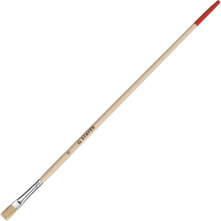 Кисть круглая тонкая STAYER UNIVERSAL-STANDARD светлая №6 x 8мм (0124-06)