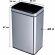 Ведро мусорное сенс сталь с крышкой глянц 330х240х670_STB-40 INOX