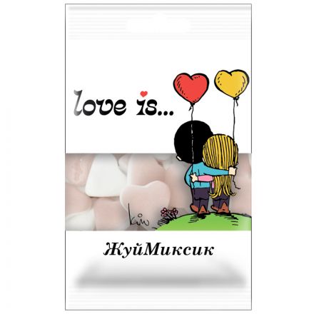 Жевательный мармелад Love is..., жвачка, 20г Жевательный мармелад Love is..., жвачка, 20г