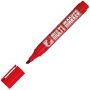 Маркер перманентный Crown "Multi Marker Chisel" красный, скошенный, 5мм