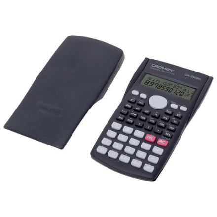 Калькулятор инженерный CROMEX (КРОМЕКС) СX-240BK (155х80 мм), 240 функций, 10+2 разрядов, черный, 273832 Калькулятор инженерный CROMEX (КРОМЕКС) СX-240BK (155х80 мм), 240 функций, 10+2 разрядов, черный, 273832