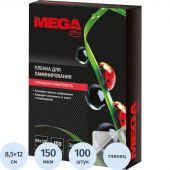 Пленка для ламинирования Promega office 85х120, 150мкм 100шт/уп. Пленка для ламинирования Promega office 85х120, 150мкм 100шт/уп.