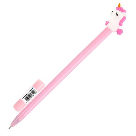 Ручка с топпером шариковая ЮНЛАНДИЯ "Единорог", корпус ассорти, СИНЯЯ, пишущий узел 0,7 мм, 143805 Ручка с топпером шариковая ЮНЛАНДИЯ "Единорог", корпус ассорти, СИНЯЯ, пишущий узел 0,7 мм, 143805