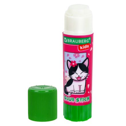 Клей-карандаш "Anime" 9 г, ВЫГОДНАЯ УПАКОВКА, BRAUBERG KIDS, 3 штуки на блистере, 272471 Клей-карандаш "Anime" 9 г, ВЫГОДНАЯ УПАКОВКА, BRAUBERG KIDS, 3 штуки на блистере, 272471