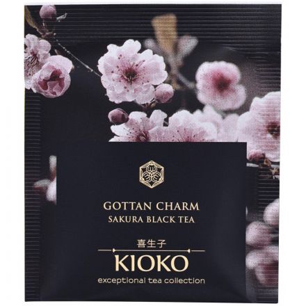 Чай KIOKO GOTTAN CHARM черный с ароматом японской сакуры, 25шт/уп