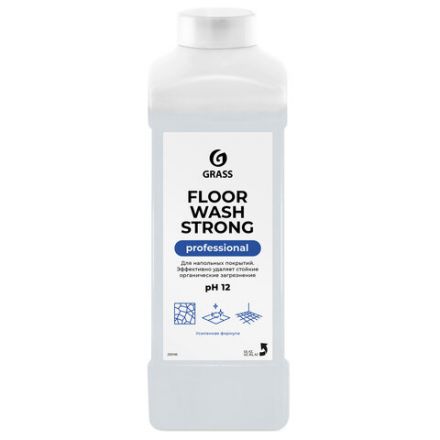 Средство концентрат для машинной и ручной мойки полов 1 л, GRASS FLOOR WASH STRONG, щелочное, 250100 Средство концентрат для машинной и ручной мойки полов 1 л, GRASS FLOOR WASH STRONG, щелочное, 250100