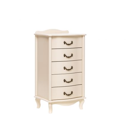 Комод Leset "Джульетта" узкий (5 ящ.), Дуб шампань