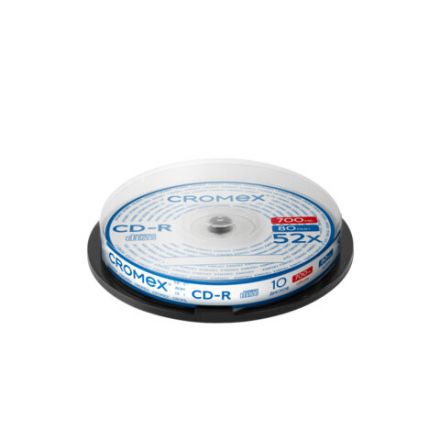 Диск CD-R CROMEX (КРОМЕКС), 700 Mb, 52x, Cake Box (упаковка на шпиле), КОМПЛЕКТ 10 шт., 514303 Диск CD-R CROMEX (КРОМЕКС), 700 Mb, 52x, Cake Box (упаковка на шпиле), КОМПЛЕКТ 10 шт., 514303