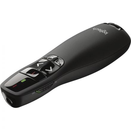Презентер Logitech ,Wireless Presenter R400 910-001356, 2.4 GHz,(15м)