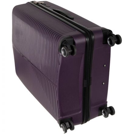 Чемодан большой L пластик PP (полипропилен) фиолетовый РР823(28) Чемодан большой L пластик PP (полипропилен) фиолетовый РР823(28)