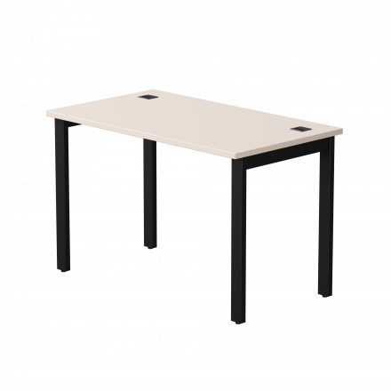 Стол прямой Everprof EVO на металлокаркасе 1180х670х755 мм Кашемир/Черный