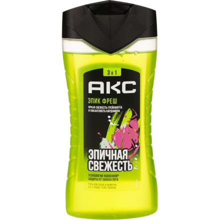 Подарочный набор Акс Эпик фреш мужской гель и дезодорант-антиперспирант