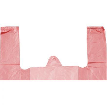 Пакет-майка ПНД цветной 15 мкм (35+20x65 см, 100 штук в упаковке) Пакет-майка ПНД цветной 15 мкм (35+20x65 см, 100 штук в упаковке)