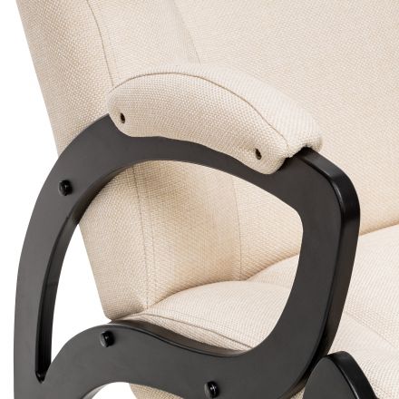 Кресло для отдыха Модель 51, Венге, Malta 01, Ткань Рогожка