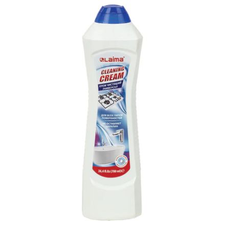 Чистящее средство универсальное крем 780 мл, LAIMA PROFESSIONAL "White fresh", 608661