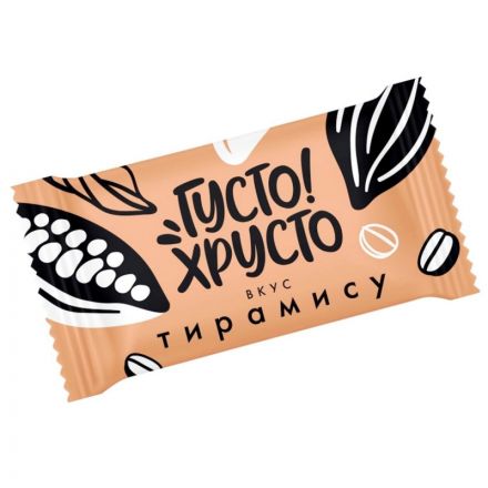 Конфеты ГустоХрусто Тирамису вафельные 0,5кг Конфеты ГустоХрусто Тирамису вафельные 0,5кг