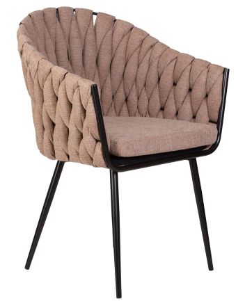 Стул обеденный DOBRIN MATILDA, коричневая ткань (LAR 275-3) Стул обеденный DOBRIN MATILDA, коричневая ткань (LAR 275-3)