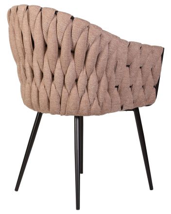 Стул обеденный DOBRIN MATILDA, коричневая ткань (LAR 275-3) Стул обеденный DOBRIN MATILDA, коричневая ткань (LAR 275-3)