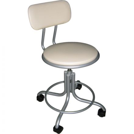 Стул ZM_ медицинский винтовой М101-07металлик,и/к276т4934 слон.кость ролики Стул ZM_ медицинский винтовой М101-07металлик,и/к276т4934 слон.кость ролики