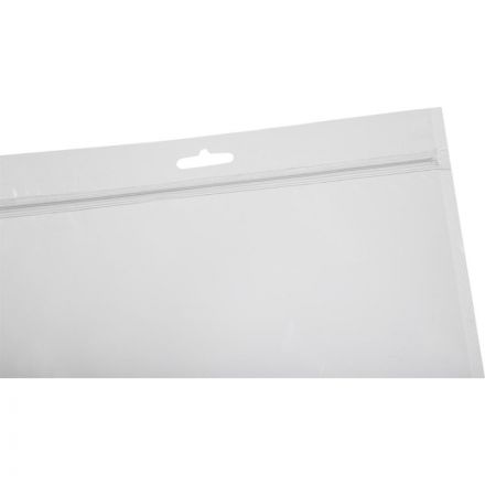 Пакет с замком (Zip Lock) с европодвесом 25 х 35 см, 60 мкм, 100 шт/уп Пакет с замком (Zip Lock) с европодвесом 25 х 35 см, 60 мкм, 100 шт/уп