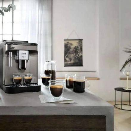 Кофемашина Delonghi Magnifica Evo ECAM290.42.TB 1450Вт титановый/черный