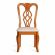 Стул Tetchair Афродита/ Aphrodite дерево гевея, 46х54х99см, Espresso (дуб в красноту), ткань кремовая с рисунком (А04)