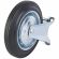 Колесо для тележки неповоротное резина FC 85 250мм (F) 1007702
