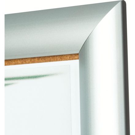 Рамка А4(21х30)Комус серебр.алюмин. багет 30мм, на