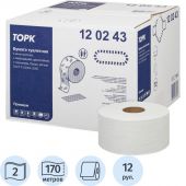 Бумага туалетная Tork Premium T2 2с мин бел170м 850л 110253/120243 12рул/уп