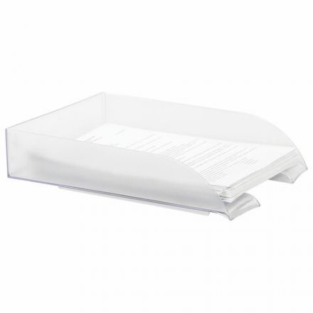 Лоток горизонтальный для бумаг BRAUBERG "Office style", 320х245х65 мм, прозрачный, 237288 Лоток горизонтальный для бумаг BRAUBERG "Office style", 320х245х65 мм, прозрачный, 237288