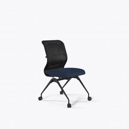 Кресло Sit 8 M4-9 - X2+Bahama /Uh00/Wh12(F56.W01) Черный-Синий