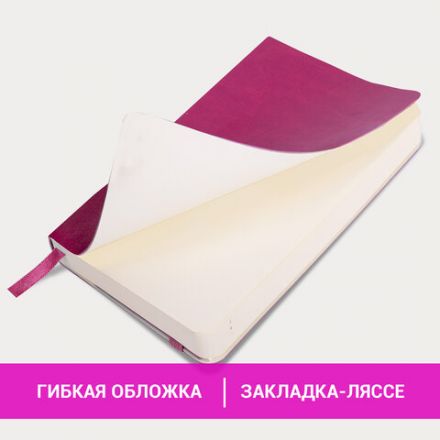 Ежедневник недатированный МАЛЫЙ 100х150 мм А6 BRAUBERG "Metropolis Ultra", под кожу, 160 л., розовый, 113302 Ежедневник недатированный МАЛЫЙ 100х150 мм А6 BRAUBERG "Metropolis Ultra", под кожу, 160 л., розовый, 113302