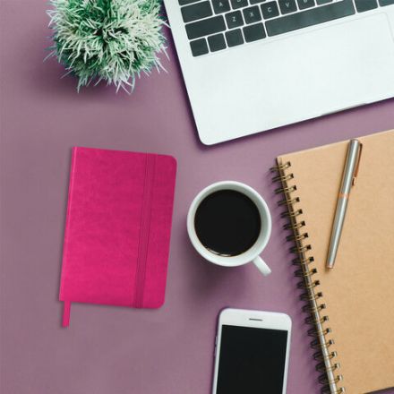 Ежедневник недатированный МАЛЫЙ 100х150 мм А6 BRAUBERG "Metropolis Ultra", под кожу, 160 л., розовый, 113302 Ежедневник недатированный МАЛЫЙ 100х150 мм А6 BRAUBERG "Metropolis Ultra", под кожу, 160 л., розовый, 113302