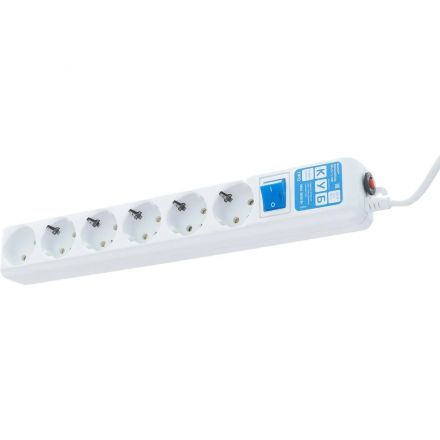 Сетевой фильтр Power Cube PRO 6р/1.9м 16А/3,5кВт бел (SPL(5+1)-16B-P-1,9M) Сетевой фильтр Power Cube PRO 6р/1.9м 16А/3,5кВт бел (SPL(5+1)-16B-P-1,9M)