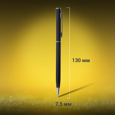 Ручка подарочная шариковая BRAUBERG "Delicate Black", корпус черный, узел 1 мм, линия письма 0,7 мм,синяя, 141399 Ручка подарочная шариковая BRAUBERG "Delicate Black", корпус черный, узел 1 мм, линия письма 0,7 мм,синяя, 141399